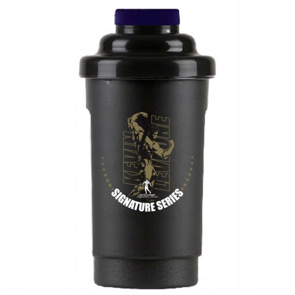 Levrone Signature Series Shaker Treningowy Czarny z Grafiką 600 ml