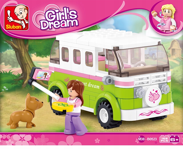 

Klocki Sluban Girl's Dream Bus Kamper Pies