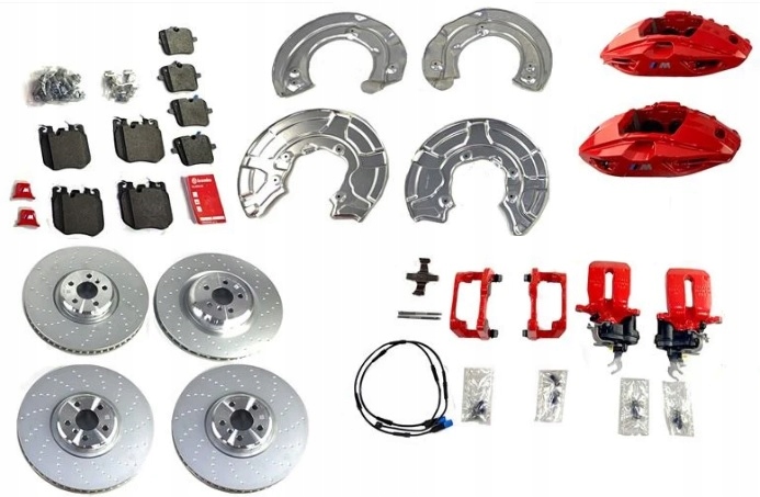 BMW X5 G05 X6 G06 Hamulce Sportowe czerwone M Performance 34112458883