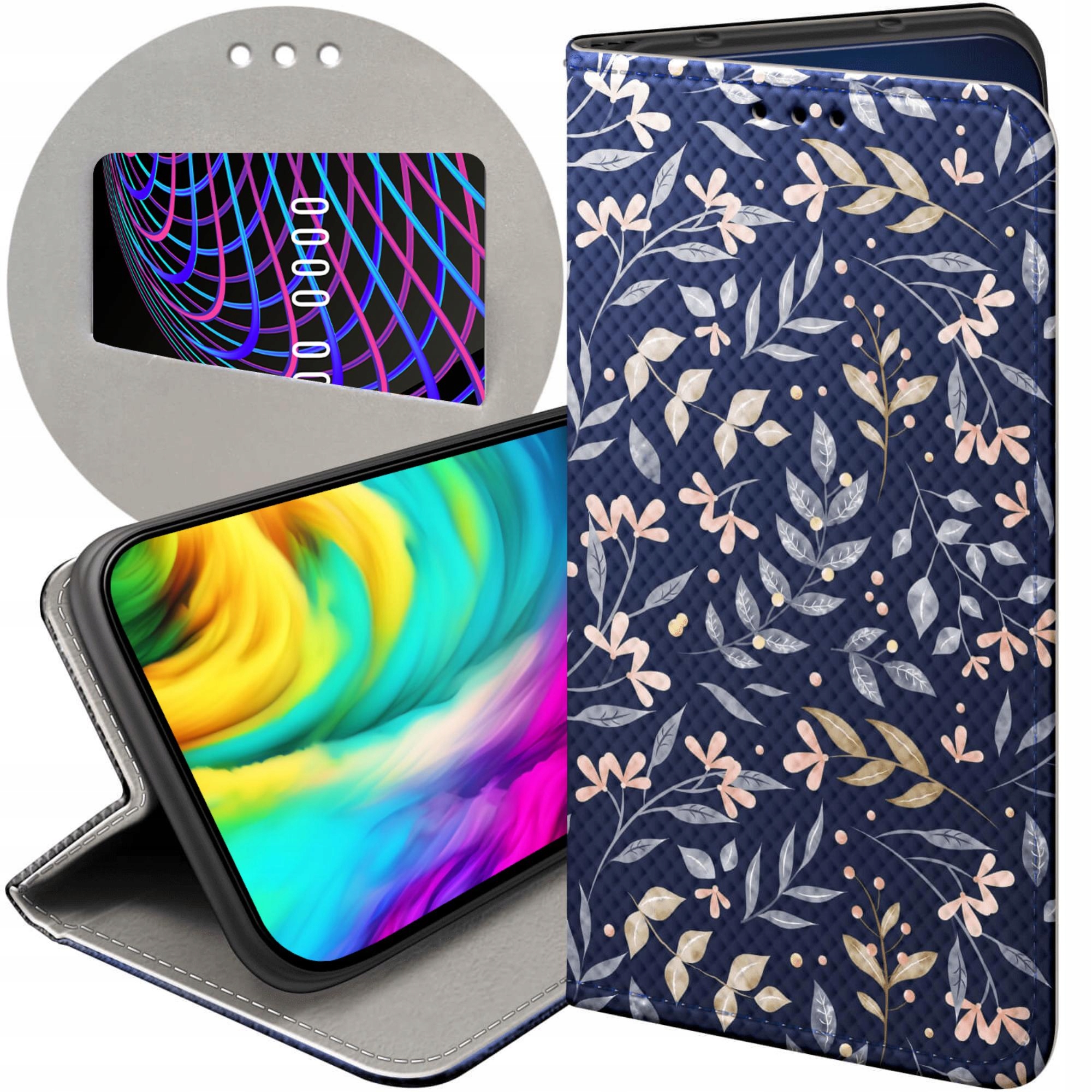 Etui Z Klapką Do Xiaomi Redmi 15 4G 5G Floral Botanika Bukiety Case