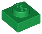 

Lego Płytka 1x1 Green Zielony Tan 3024 Nowa 2SZT