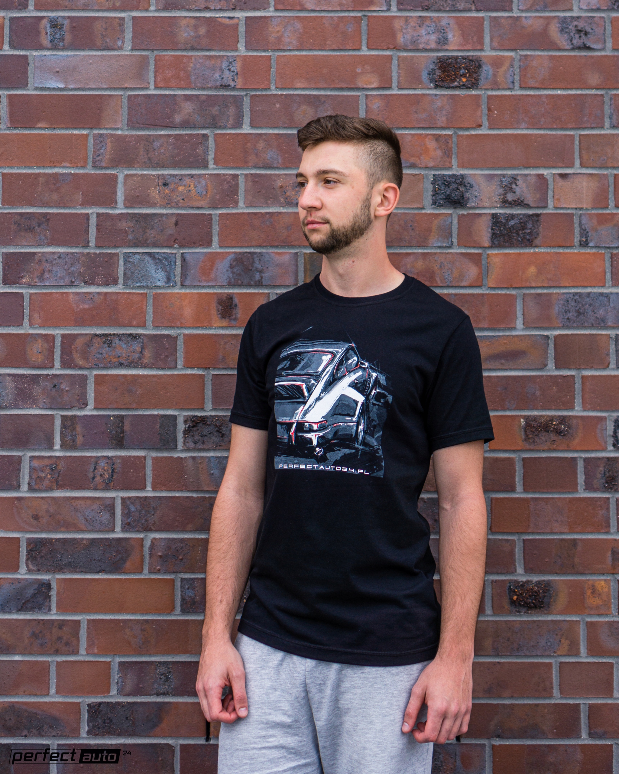 T shirt Koszulka samochód czarna męska S Numer katalogowy producenta PA24