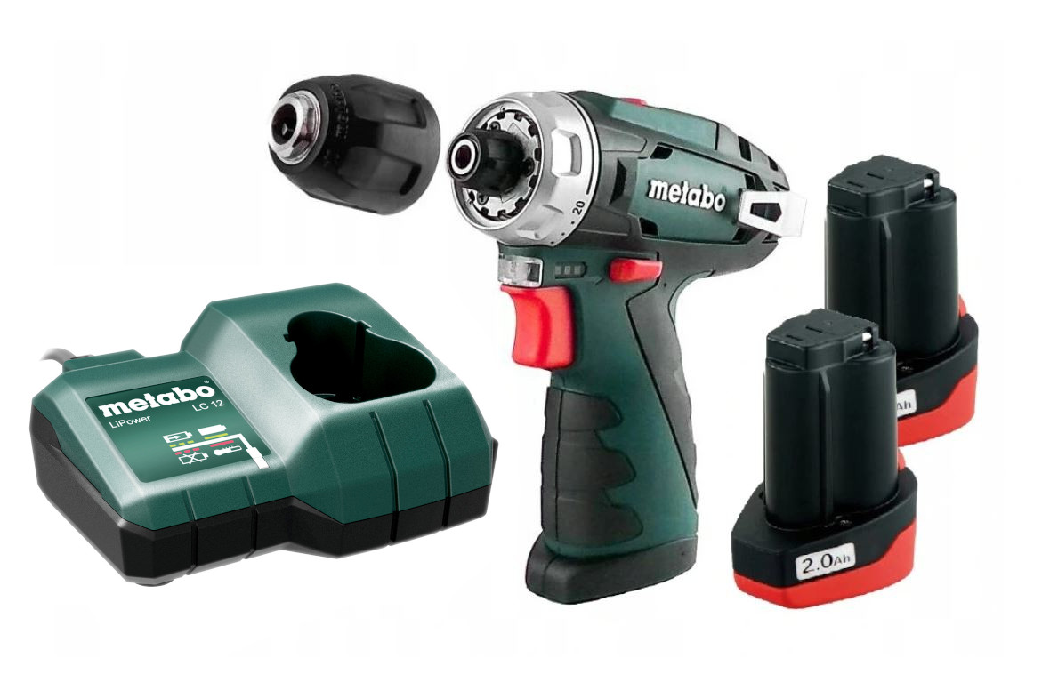 

Akumulatorowa Wkrętarka PowerMax Bs 2x2Ah Metabo
