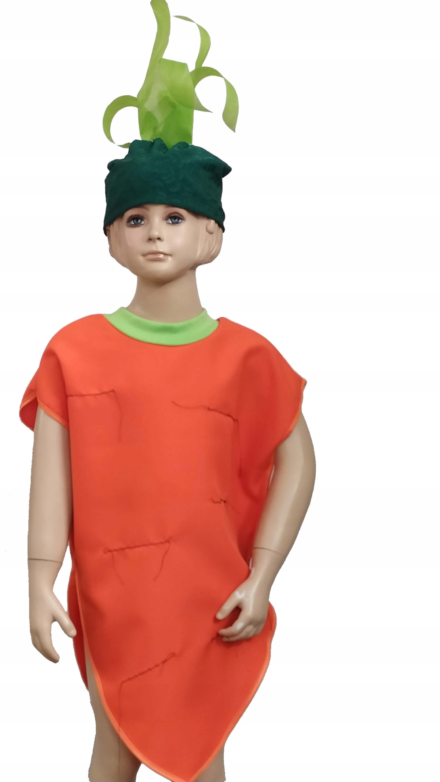 strój MARCHEWKA karotka warzywa jarzyny 104-128