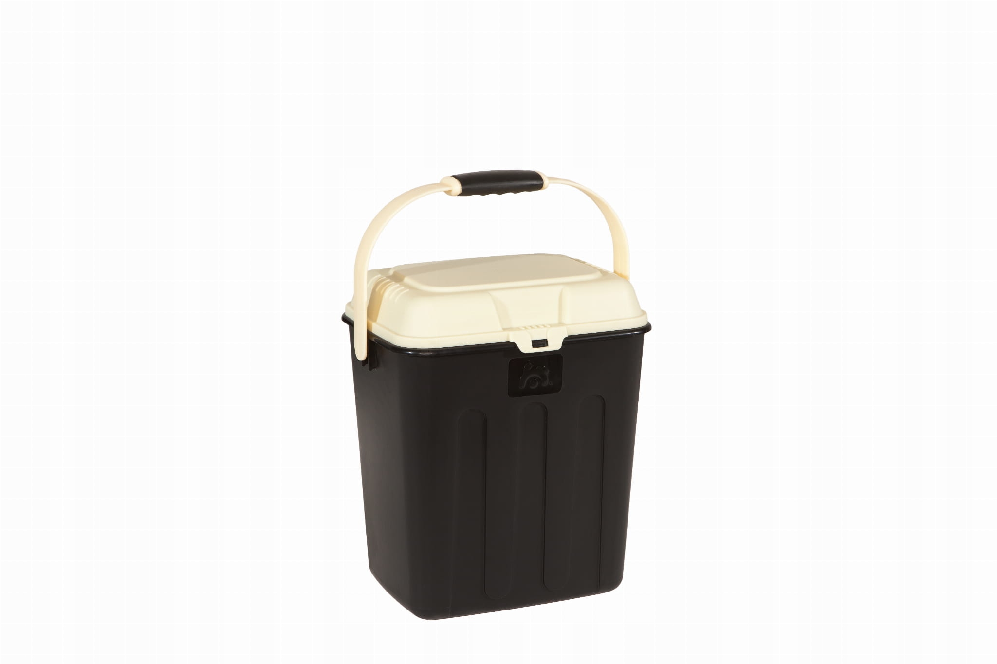 Levně Hermetická dóza Dry Box na suché krmivo nebo pamlsky krémová/černá