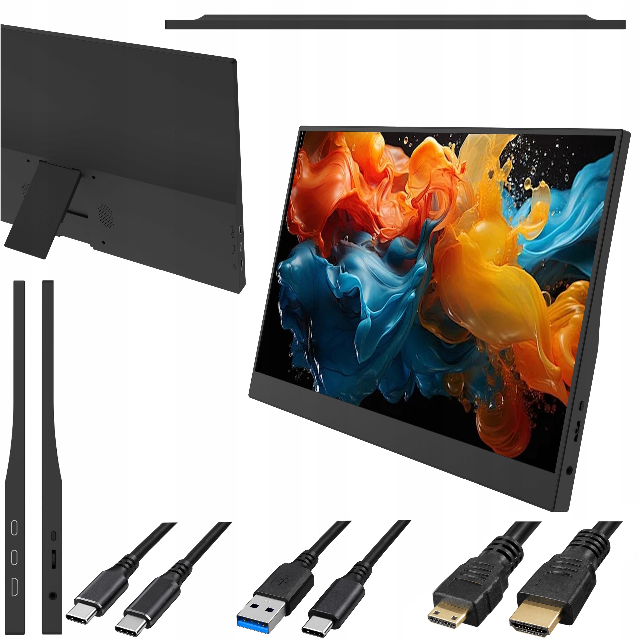 Přenosný monitor pro notebook 15.6" Hdmi Usb-c 1920x1080 Ips Triadyn Zenith