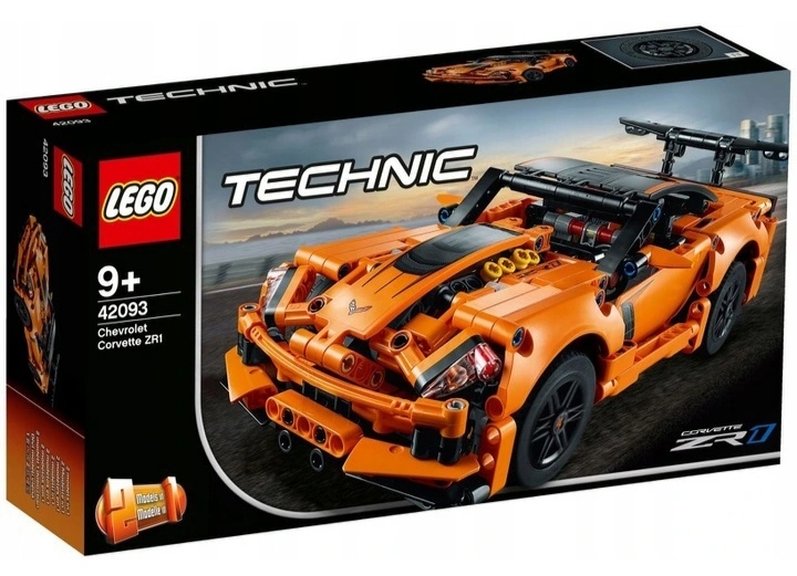 Lego 42093 Technic Chevrolet Corvette ZR1 2w1