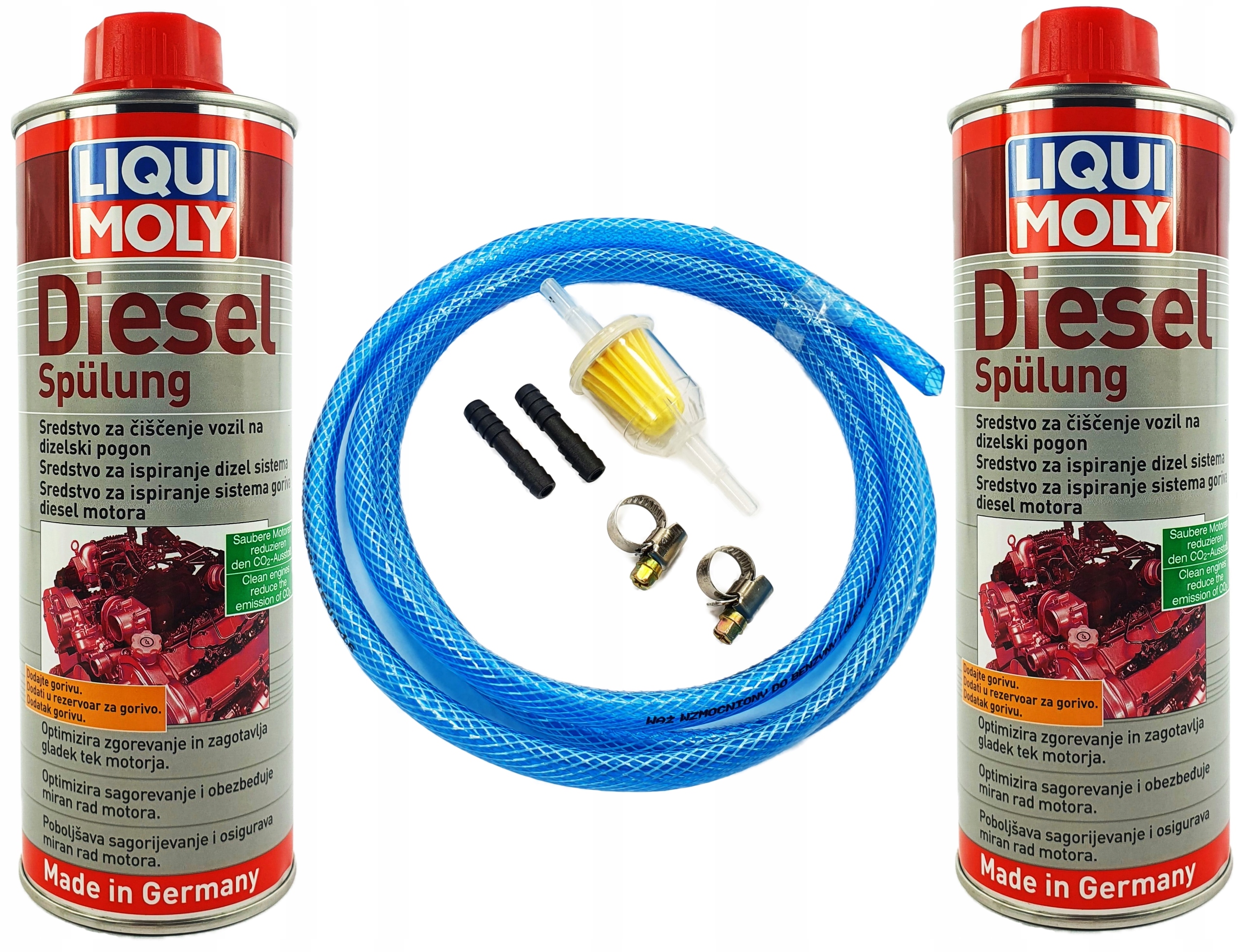 

Zestaw Liqui Moly Diesel Spulung Czyści Wtryski On