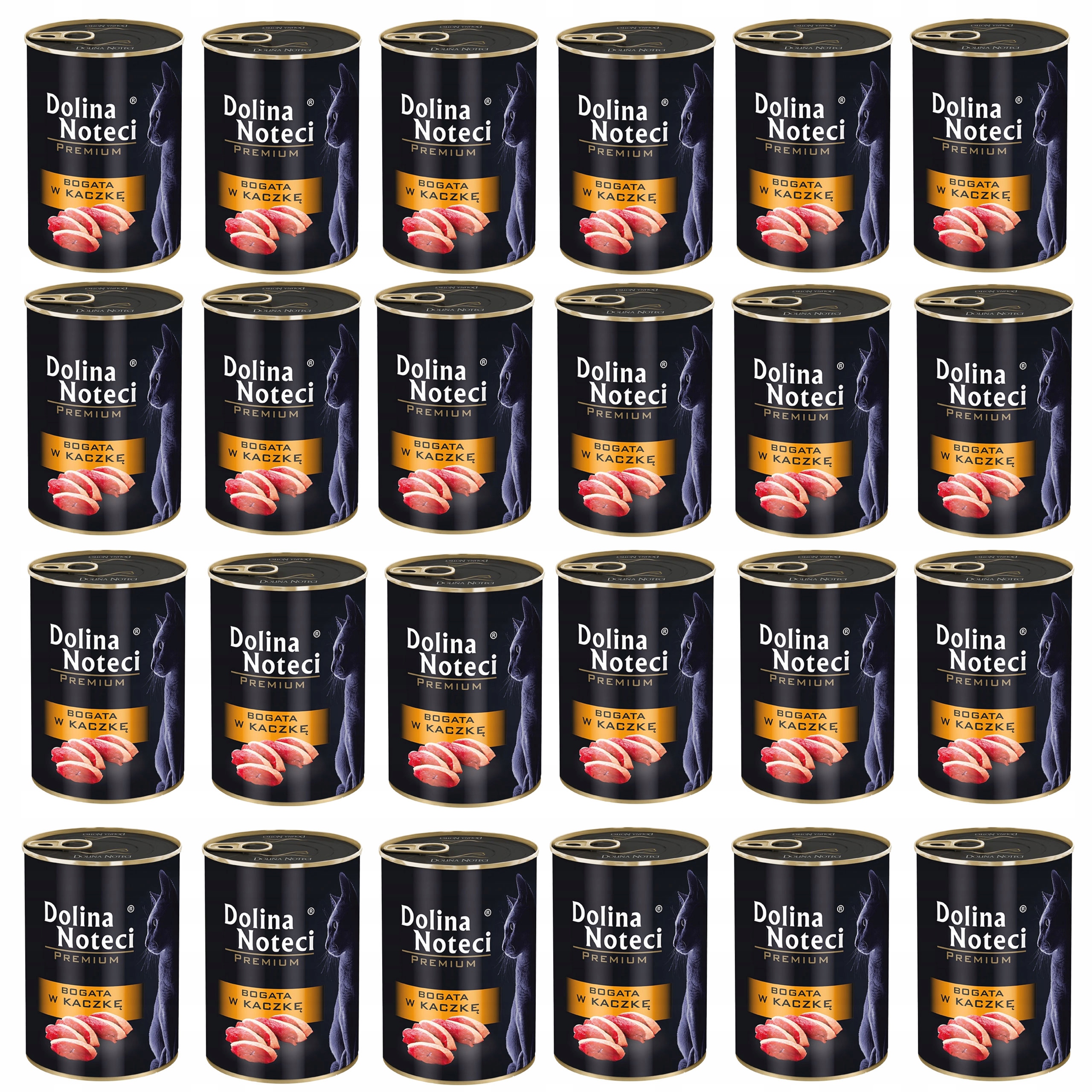 Dolina Noteci Premium Krmivo mokré pro kočky Kachna 24 x 400 g bez obilovin