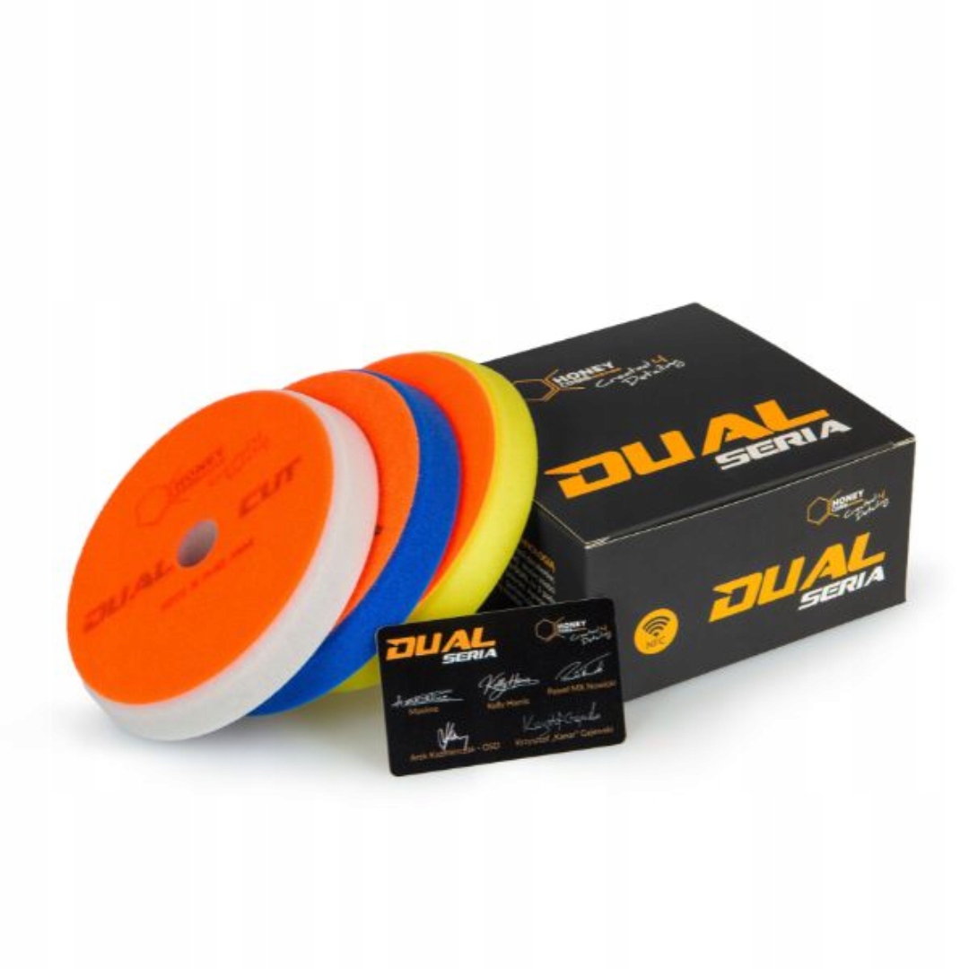 Honey Combination Dual Box Sada 3 ks leštících houbiček 125 mm pro Da