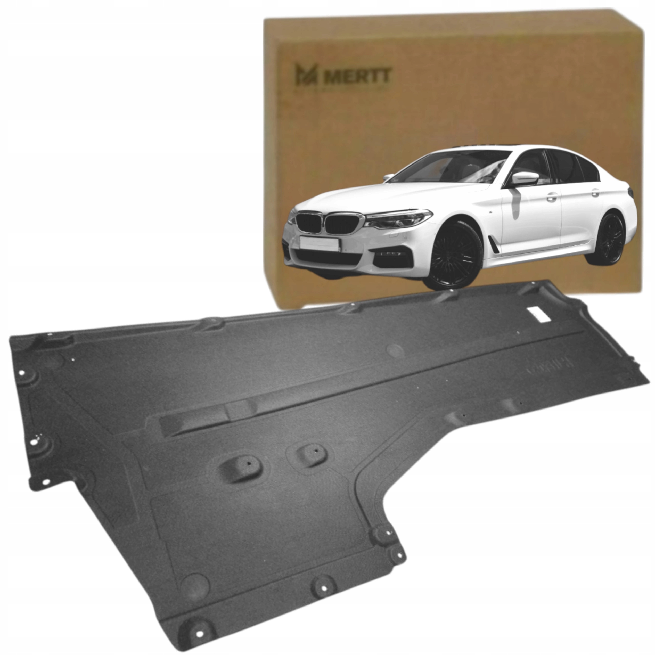 Bmw 5 G30 G31 2016+ Materiálová podlaha podvozku Spodní kryt Levý