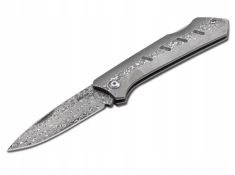 BokerPlus Nůž skládací Damascus Dominator 84 mm back-lock 150 g