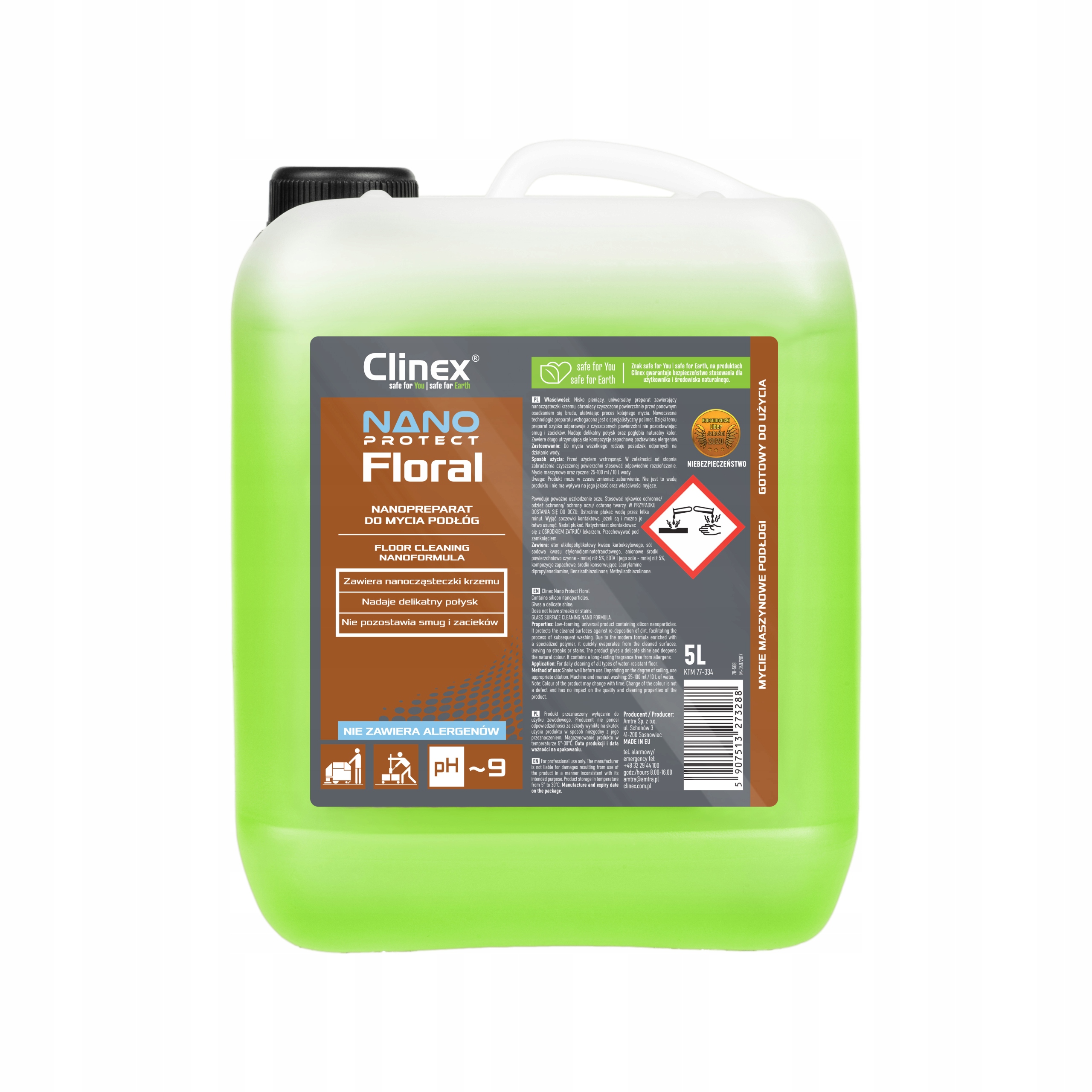 

Clinex Nano Protect Floral 5L Płyn Do Mycia Podłóg