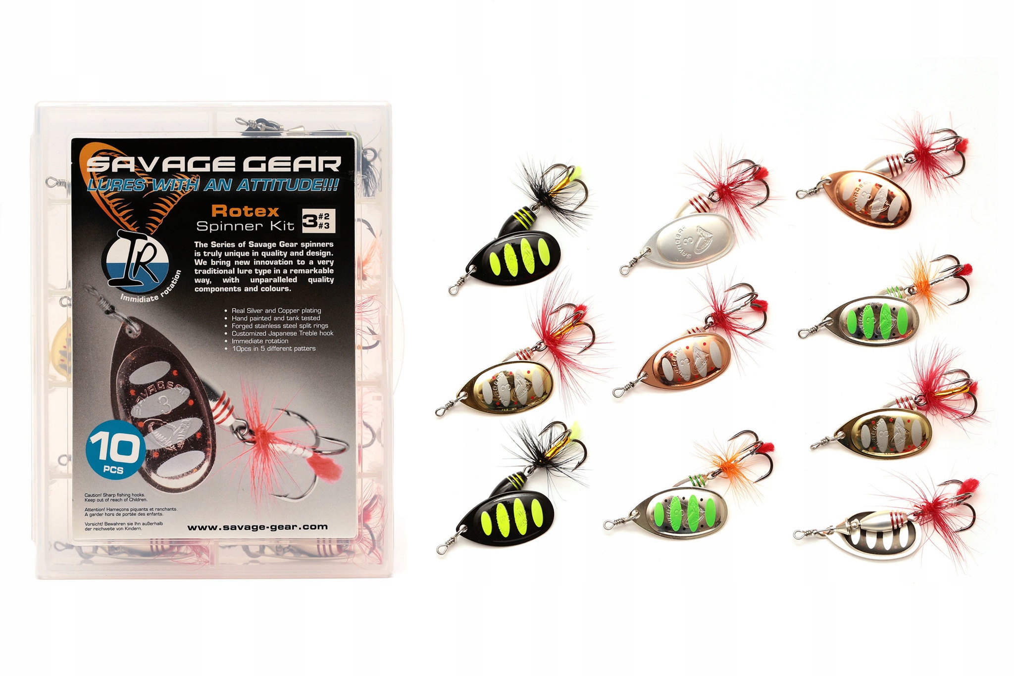 Sada Otočných Koleček Savage Gear Rotex 50724