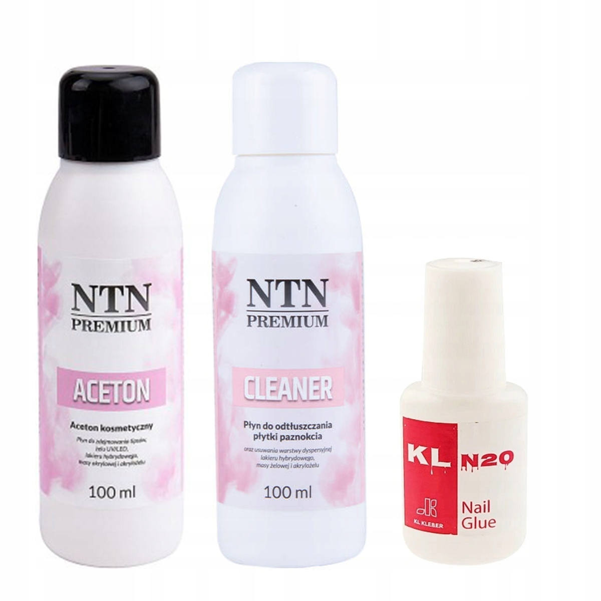 Zestaw budujący do paznokci 2x ŻEL LAMPA akcesoria EAN (GTIN) 5904824260341