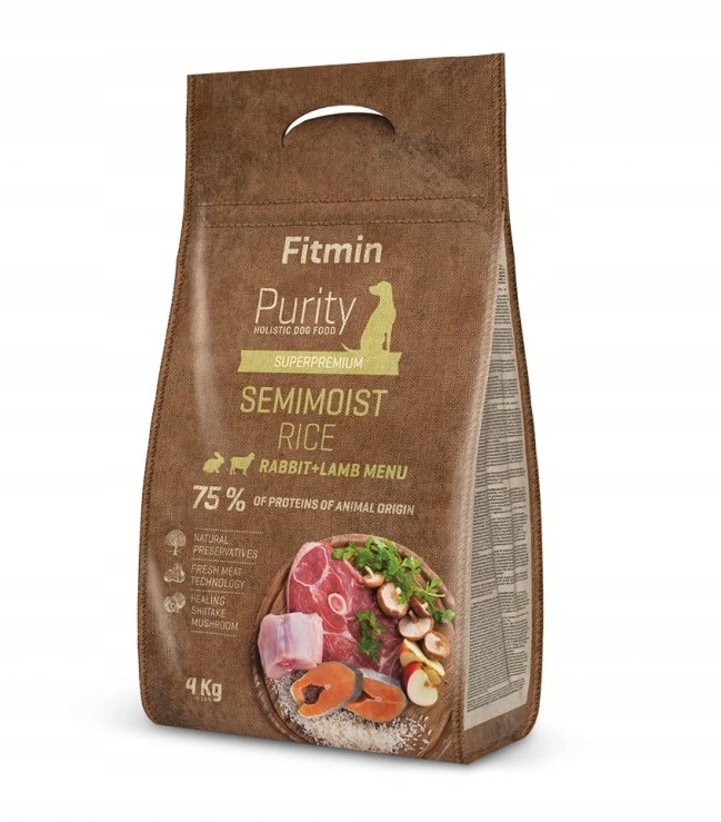 Fitmin dog Purity Rice Semimoist Rabbit&Lamb 4 kg
