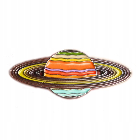 Przypinka Saturn Planet Pin