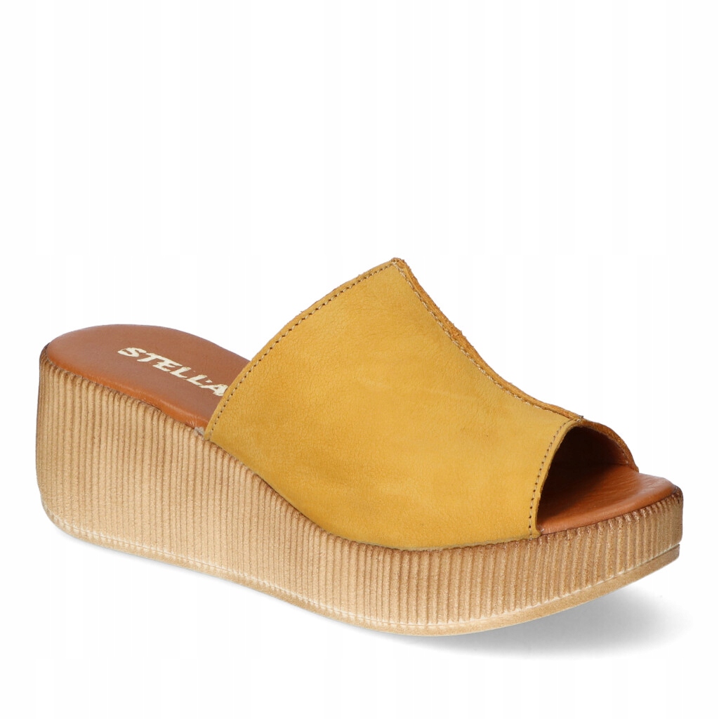 Nazouváky Stella 928 Žlutá-10 nubuk 39