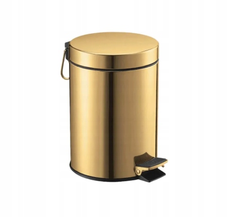 Stella odpadkový koš 3L soft close/ zlatý lesk 20.003-G