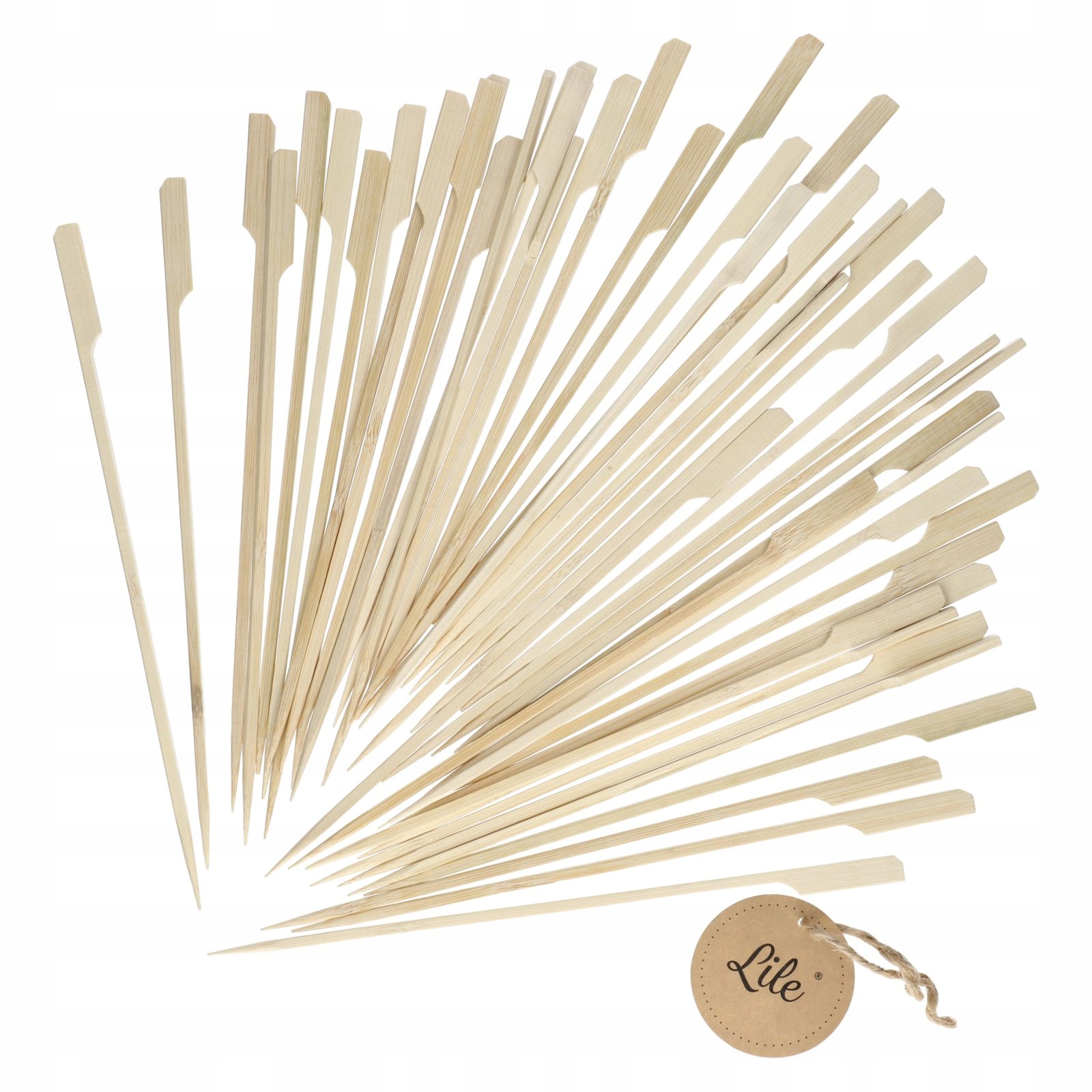 Wykałaczki do koreczków bambusowe drewniane 50 szt