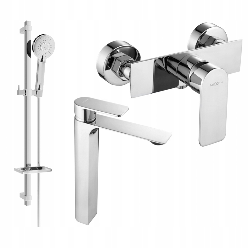 Mexen Alexa DQ40 sptchová sada, Chromovaná