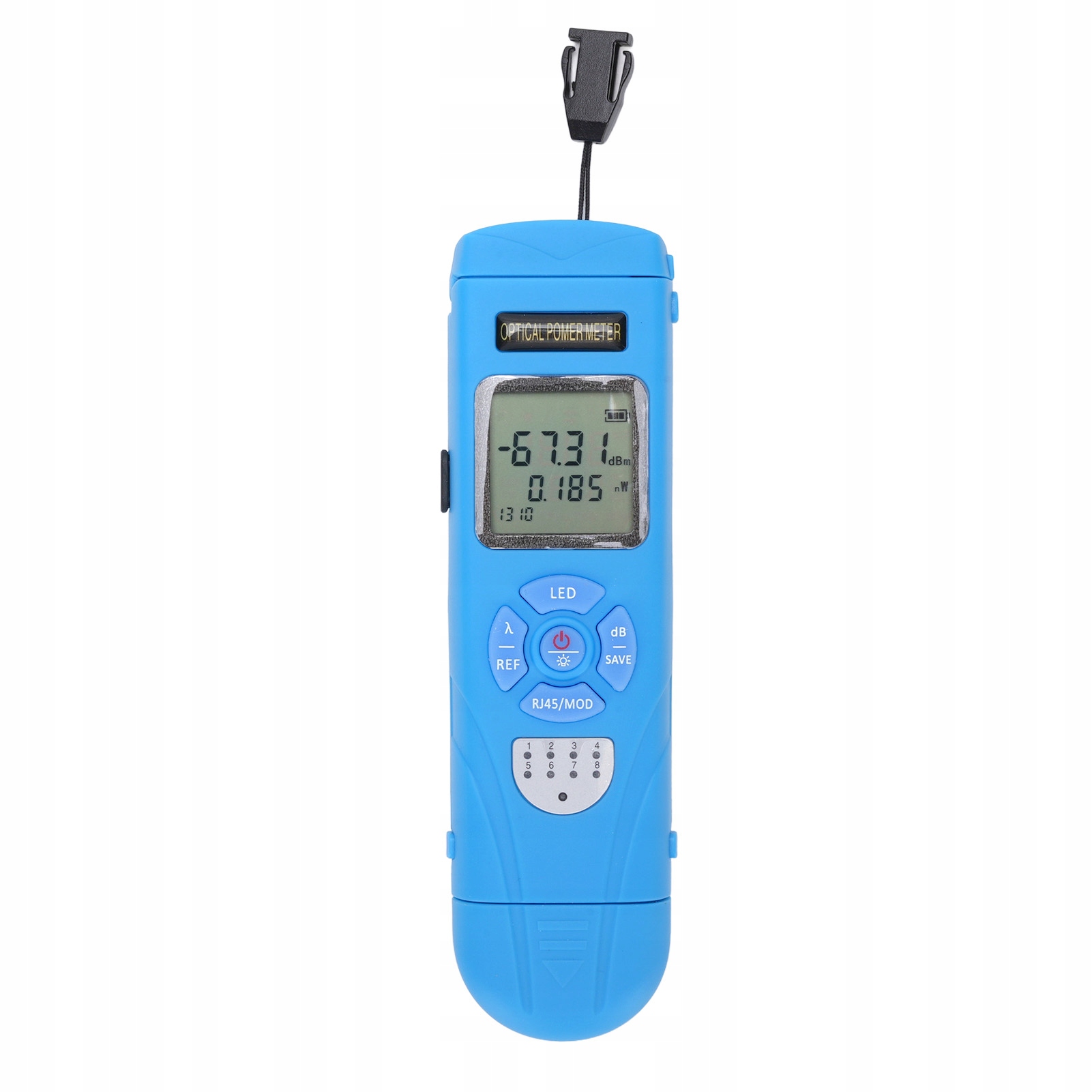 MIERNIK MOCY OPTYCZNEJ TESTER LC-7 ŻRÓDŁO ŚWIATŁA RJ45 I LED