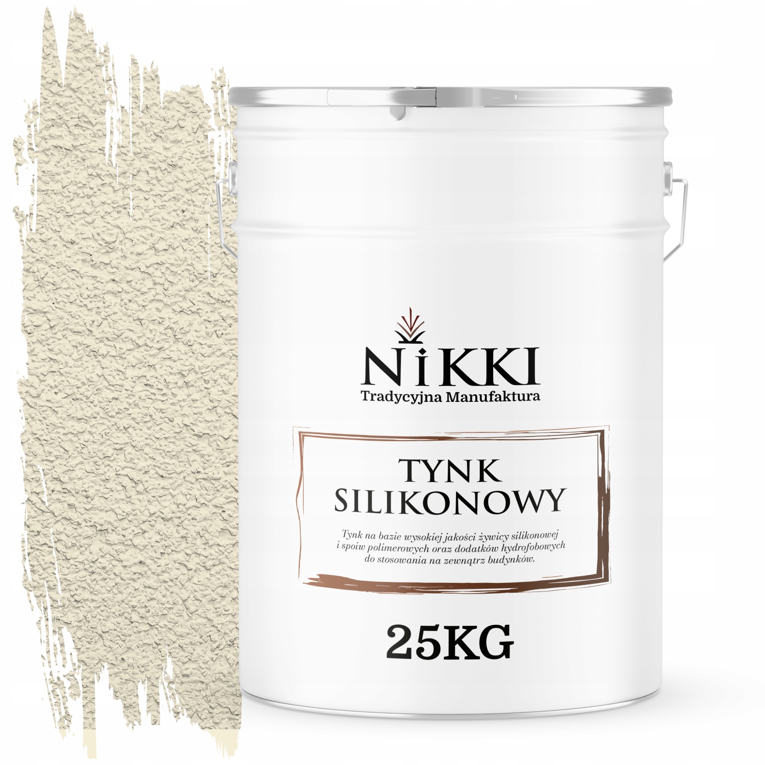 Silikonová Fasádna Omietka Biela Zlomená Do Žltej F641 25KG Granulácia 3.0 mm