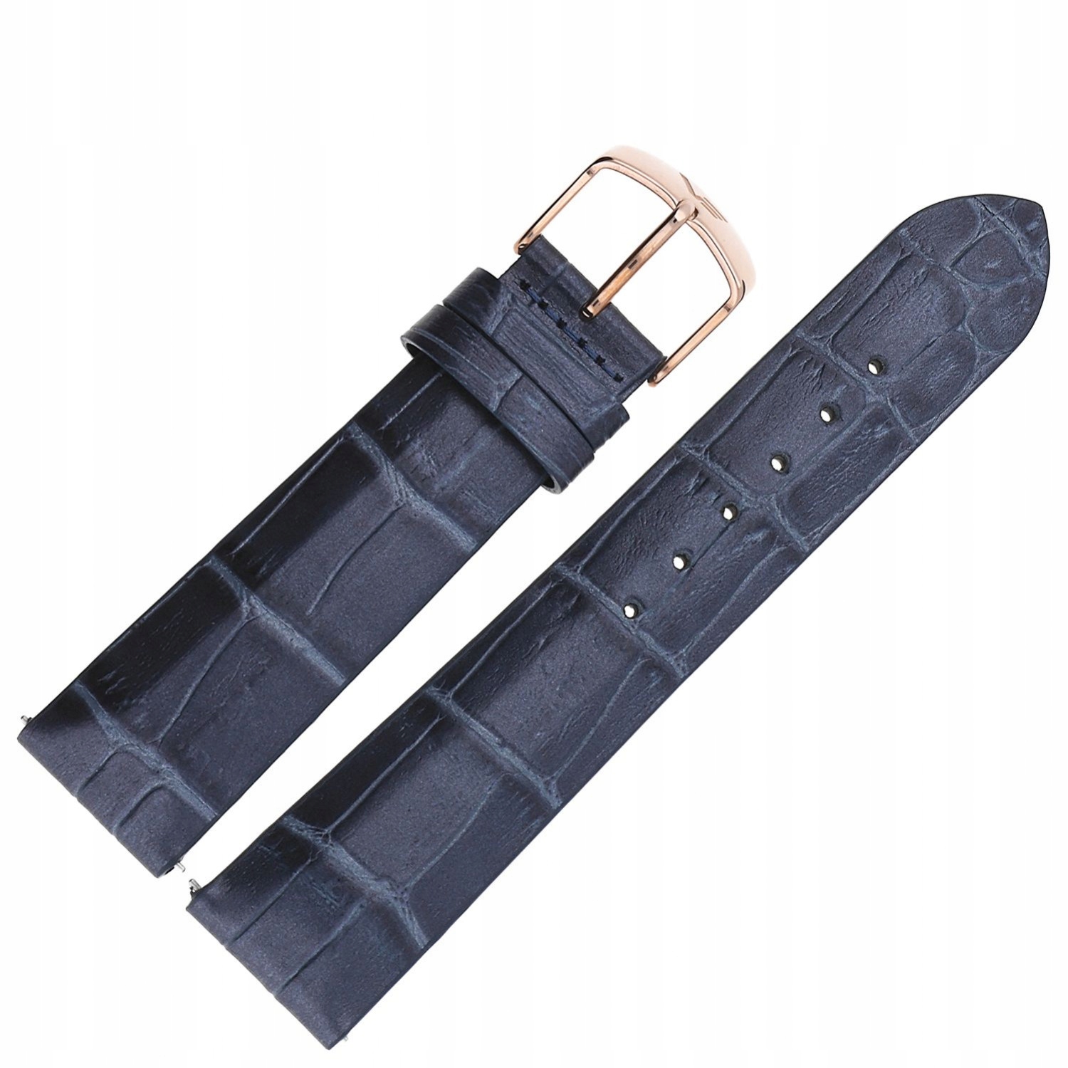 Pásek Undine Kůže (B527) modrý croco růžový