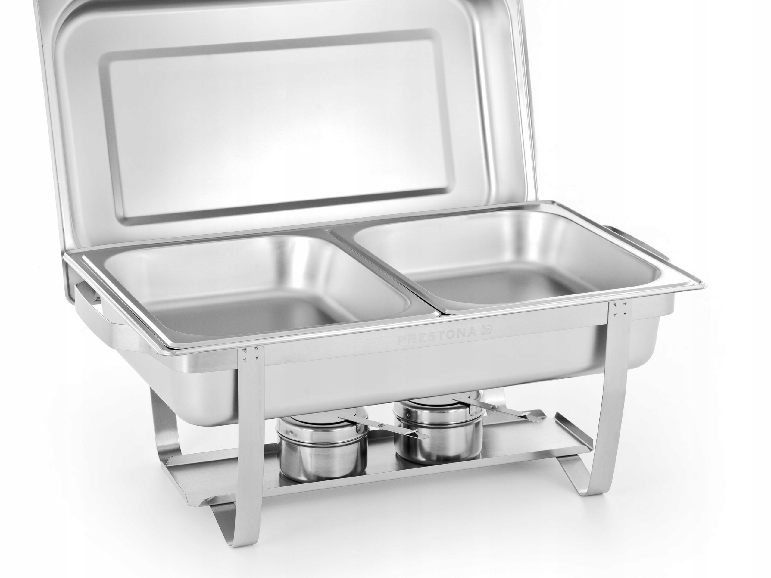 Podgrzewacz 2xGN 1/2 gastronomiczny 2x4L 60x35x32 cm PRESTONA Model PRESTONA