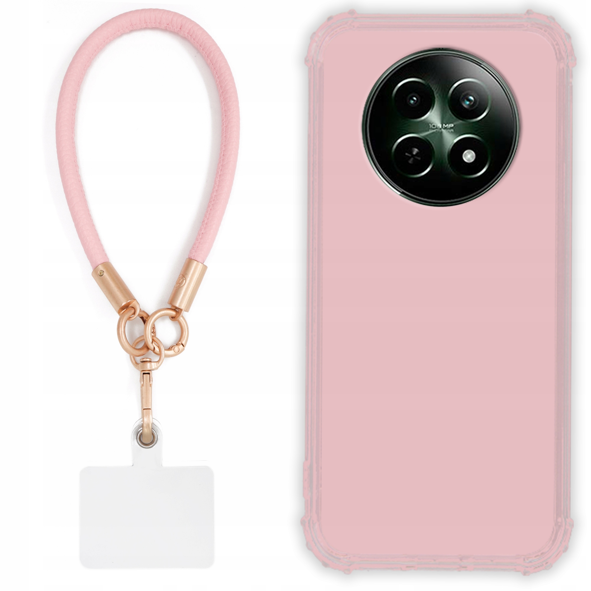 Etui Do Realme 12 5G Case Antishock Pinky Ružové vodítko Sada Odolné Tpu