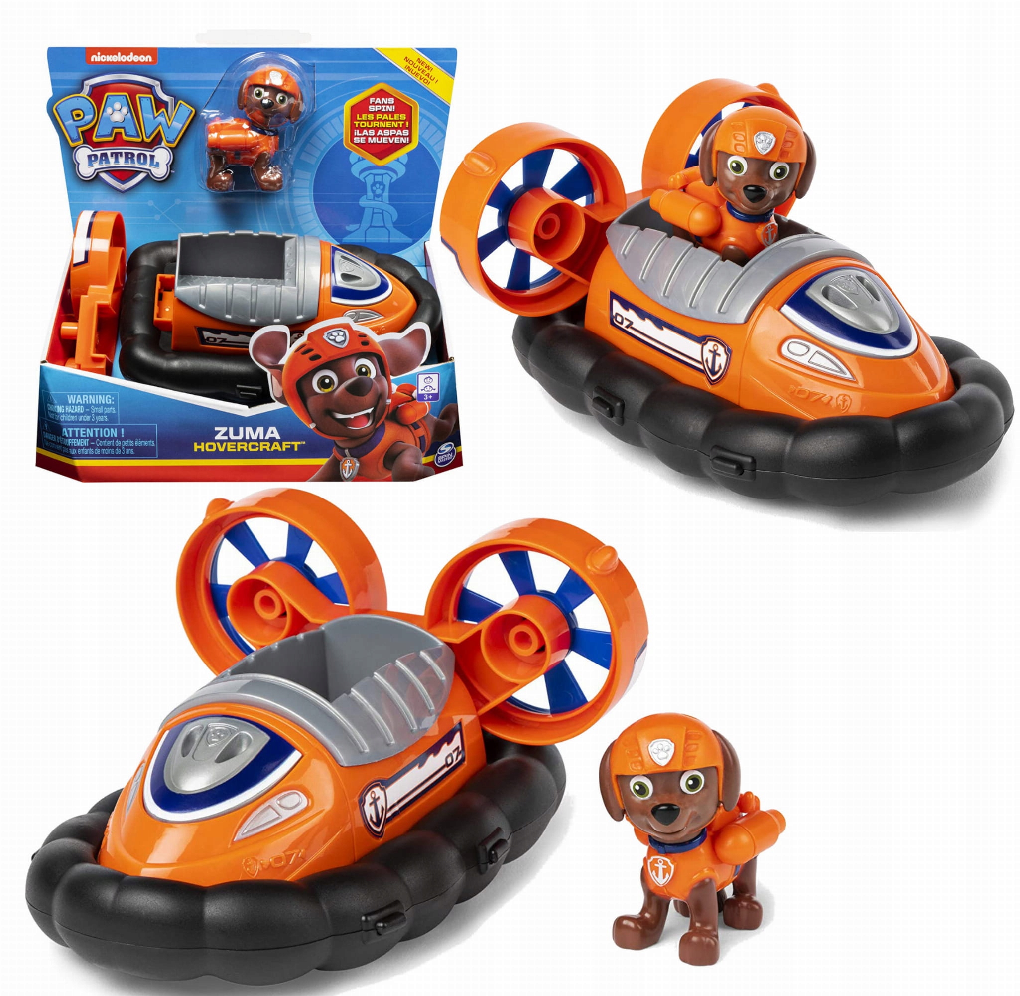 

Psi Patrol Figurka Zuma Pojazd Poduszkowiec