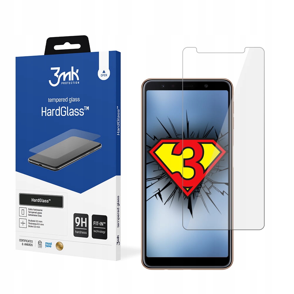 

Galaxy A7 2018 - Szkło hartowane 9H 3mk Hard Glass
