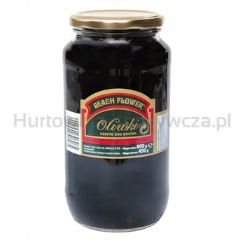 Beach Flower Černé Olivy Bez Pecky 900 g