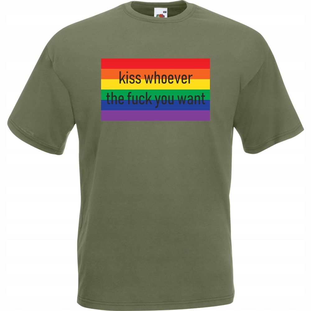

Koszulka Lgbt marsz równości M oliwkowa