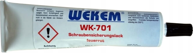 

Lakier zabezpieczający 50 g czerwony plomba