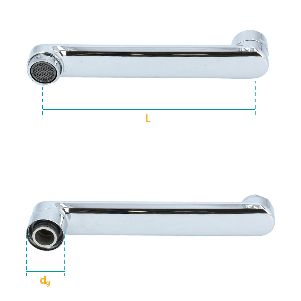 WYLEWKA BATERII UMYWALKOWA KUCHENNA 3/4 KRANU ZLEWU KUCHNI 150 MM PROSTA EAN (GTIN) 5905159968063