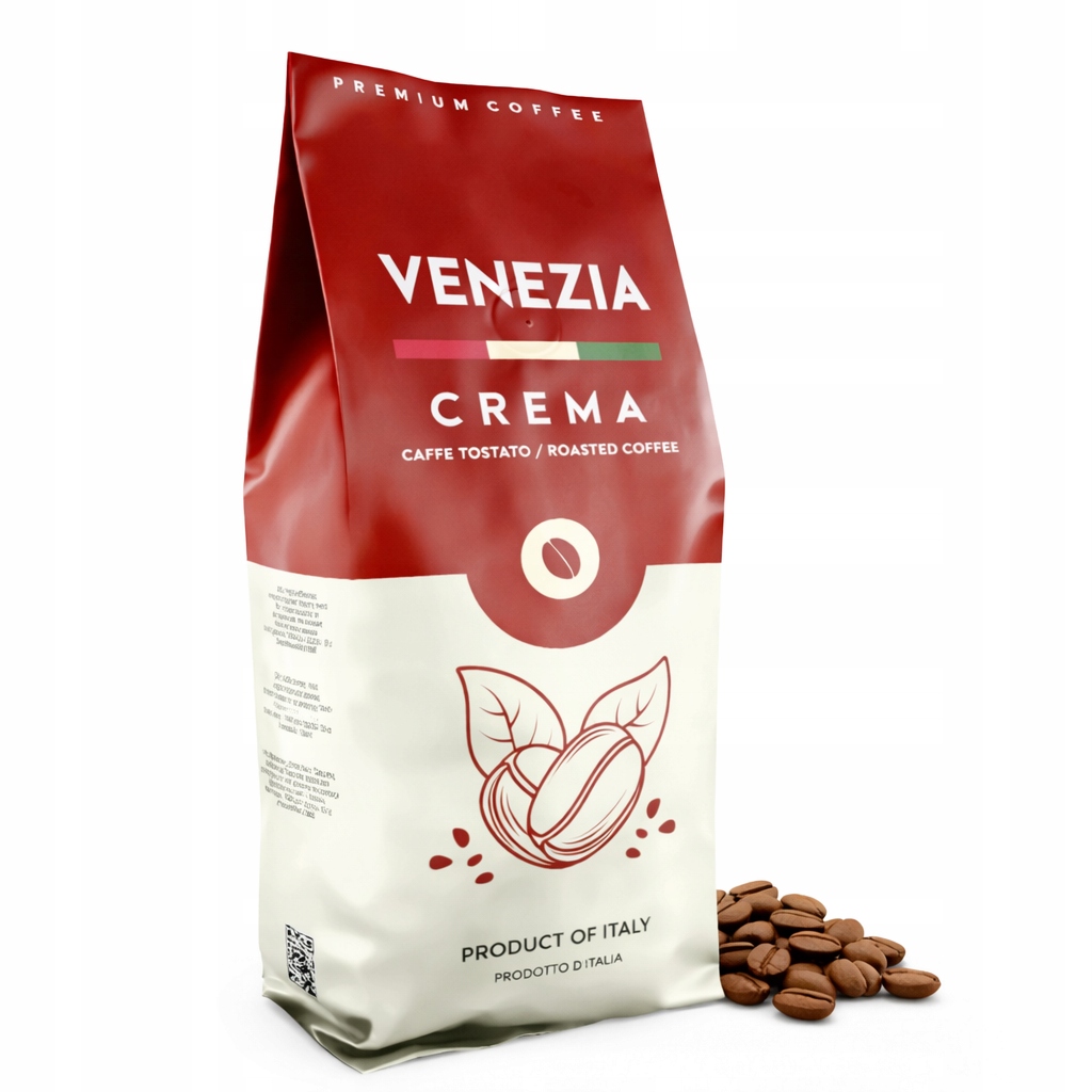 Káva zrnková 1 kg Venezia Crema do kávovaru 1000 g
