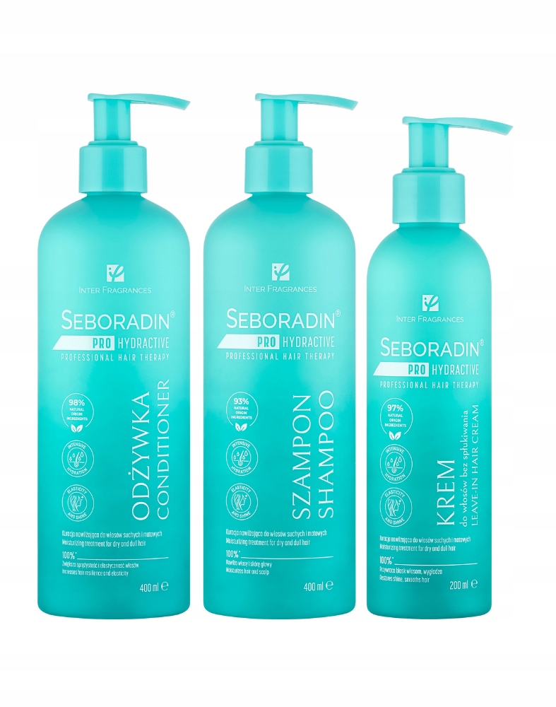 Zestaw kosmetyków nawilżających do pielęgnacji włosów Seboradin