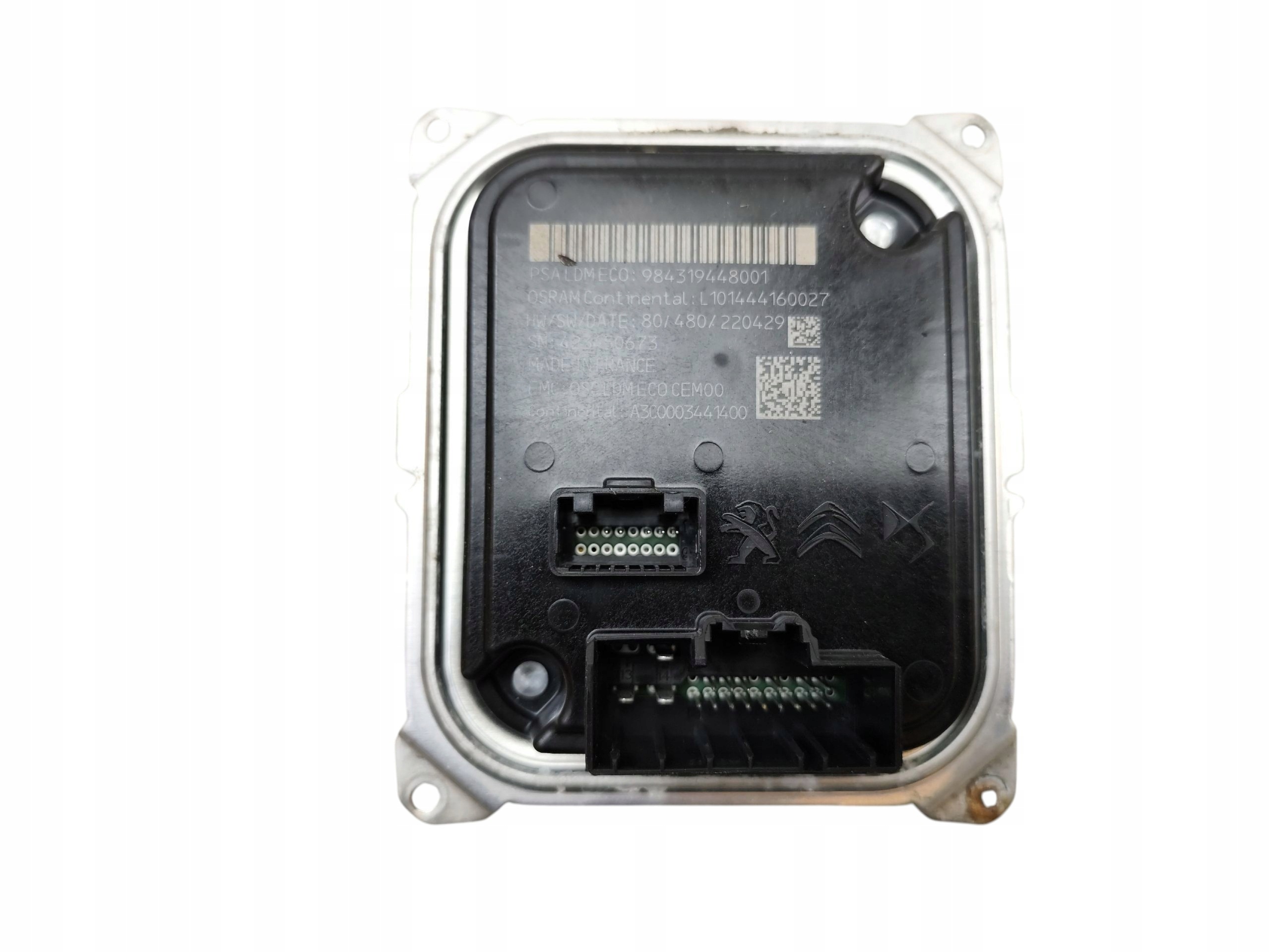 control unit module LED CITROEN C5 X PEUGEOT 308 III ASTRA L 984319448001