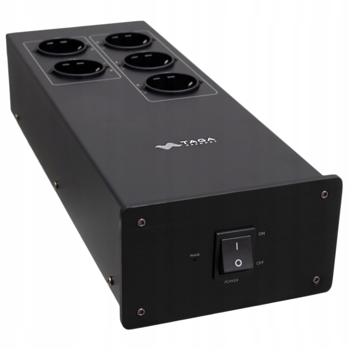 Taga Harmony PF-500 Verzia 2022 Filter Napájania 5 Zásuviek Schuko