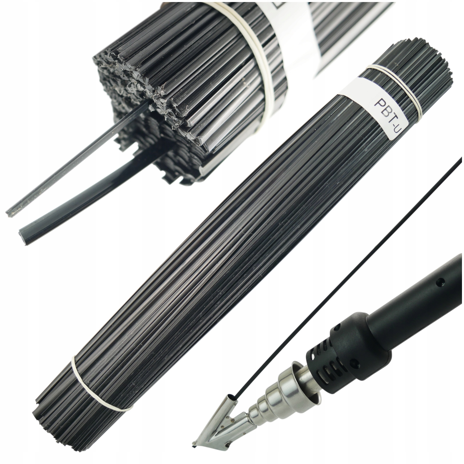 Pojivo pro svařování plastů Pbt-u Pbtu Pbt/u 1 kg mix Pásků Trojúhelníků