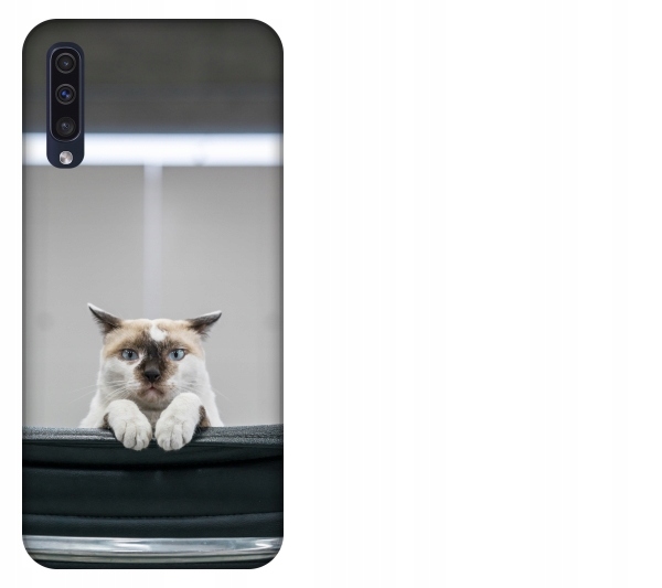 

Etui pokrowiec Samsung Galaxy A50 Kot kotek smiesz