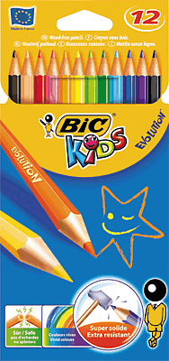 

Kredki Ołówkowe Eco Evolution Bic Kids 12 Kol