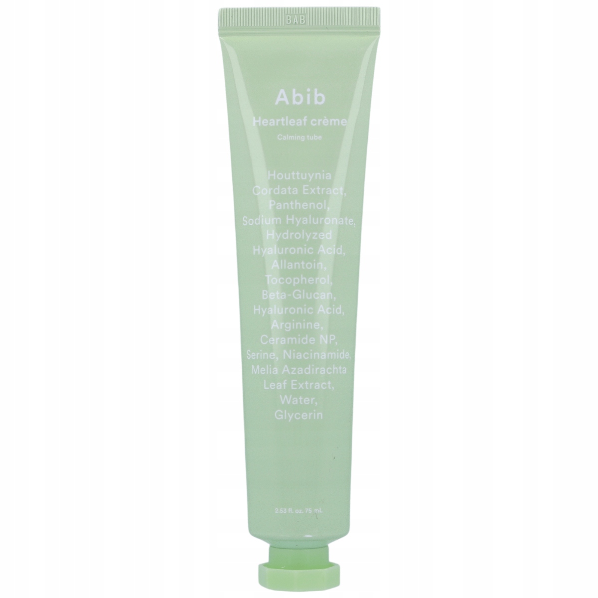Abib Heartleaf creme Calming Tube 75 Ml zklidňující krém na obličej