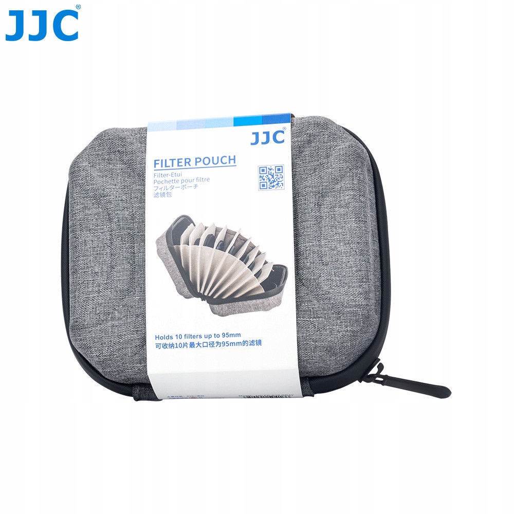 Jjc FP-K10 Gray Pouzdro na 10 ks filtrů do velikosti 95 mm