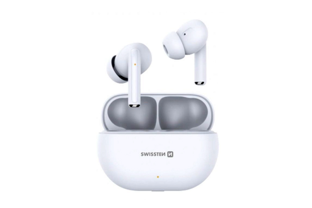 Swissten Pro Tune bluetooth Tws sluchátka bílá