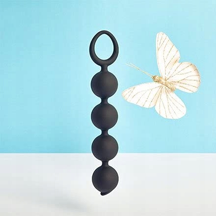 EIS Luksusowy Łańcuch Analny Silikonowy Dla Niej i Niego 20 mm 15 cm — miniatura 3