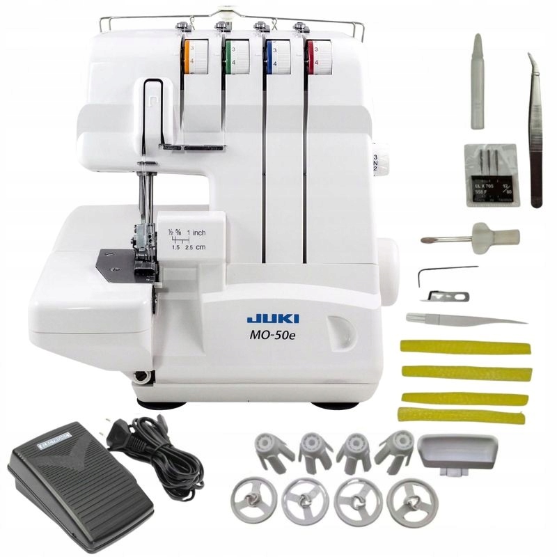 Maszyna do Szycia Juki MO-50e Domowy Owerlok 4-nitkowy