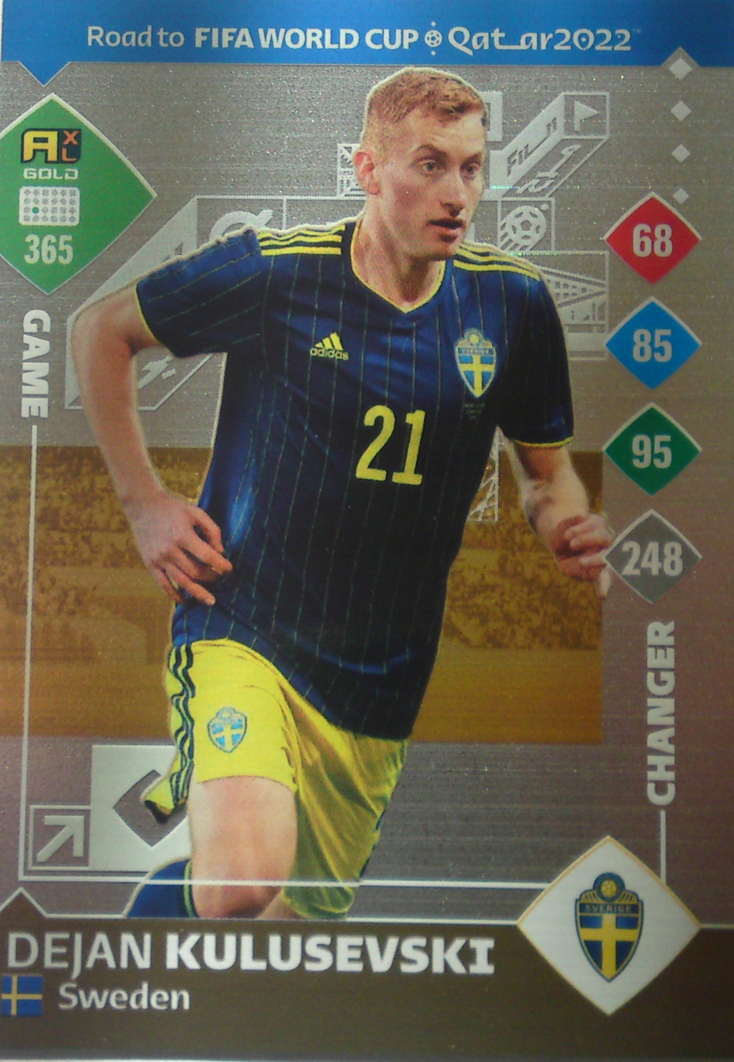 Panini Road Fifa World Qatar 2022 Game Changer Dejan Kulusevski 365
