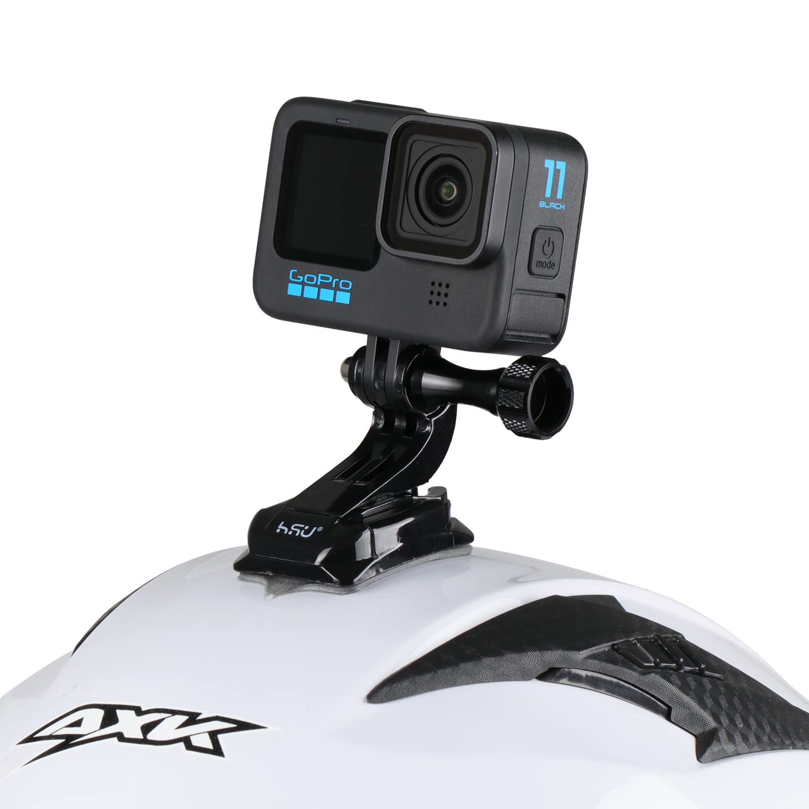 Uchwyt Kaskowy Do GoPro Hero 12 11 10 9 8 7 6 5 4 3 Kamera Sportowa HSU — miniatura 6